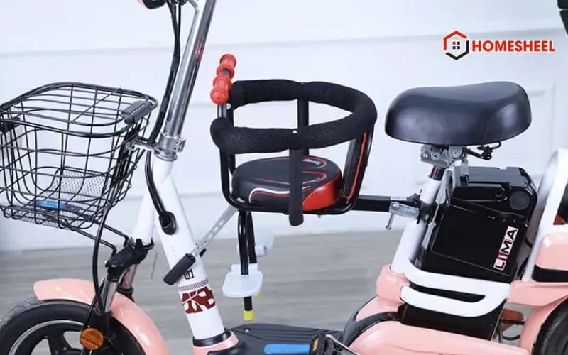 Lợi ích và công dụng thực tế của ghế ngồi xe đạp điện cho bé