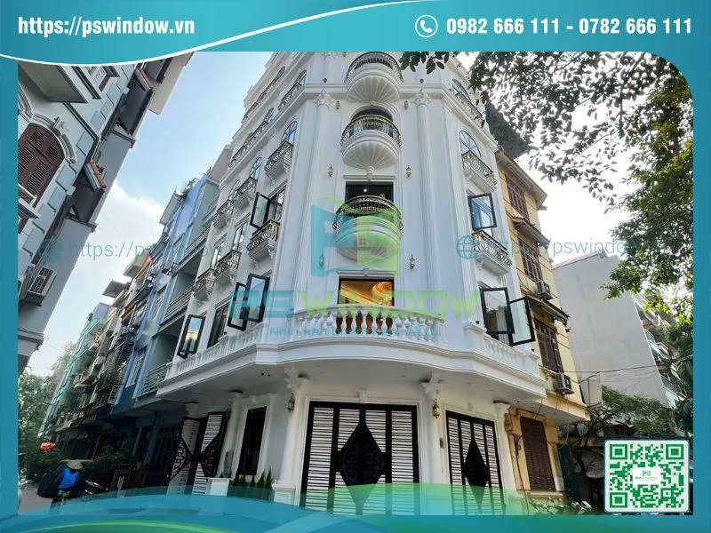 Công trình cửa nhôm kính hoàn thiện