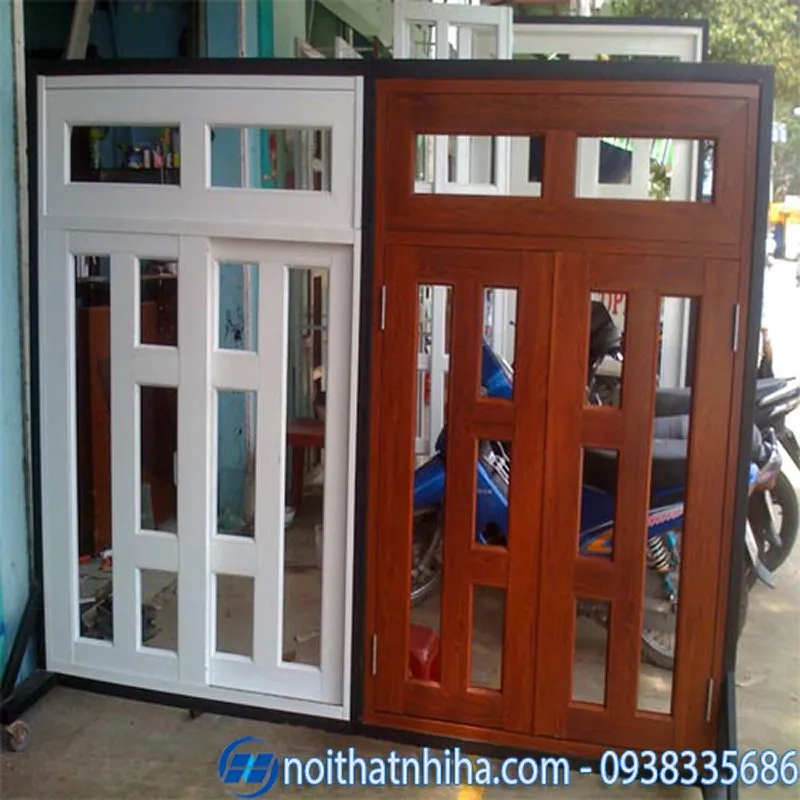 Mẫu cửa nhôm Đông Á khác với thiết kế hiện đại và màu sắc sang trọng