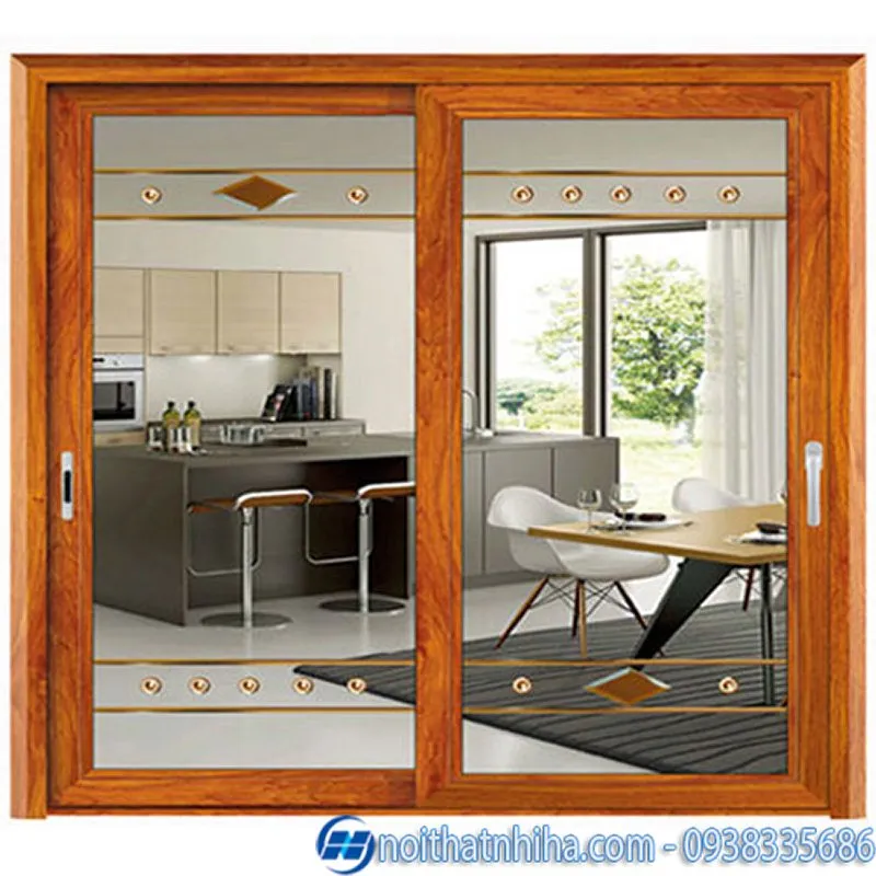 Cửa nhôm Đông Á dạng trượt giúp tiết kiệm không gian và vận hành nhẹ nhàng