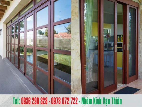 Vạn Thiện – Tư vấn, lắp đặt & báo giá cửa nhôm xingfa vân gỗ theo yêu cầu, đáng tin cậy