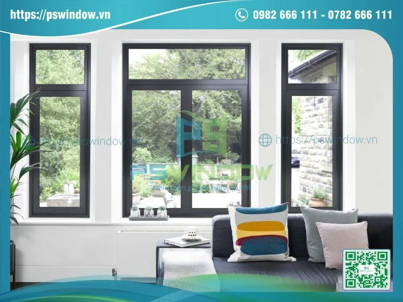 Cửa sổ nhôm kính cho phòng khách