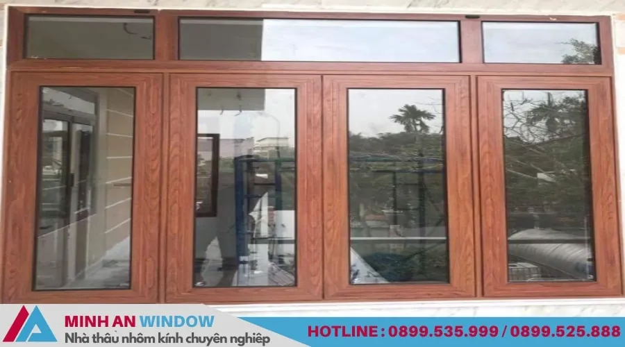 Ưu điểm của cửa nhôm kính khung gỗ