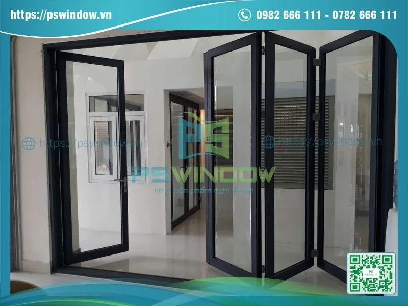 Cửa xếp trượt Xingfa