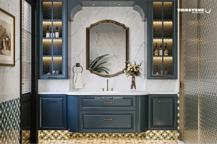 Đá nhân tạo gốc thạch anh VICOSTONE trang trí nội thất