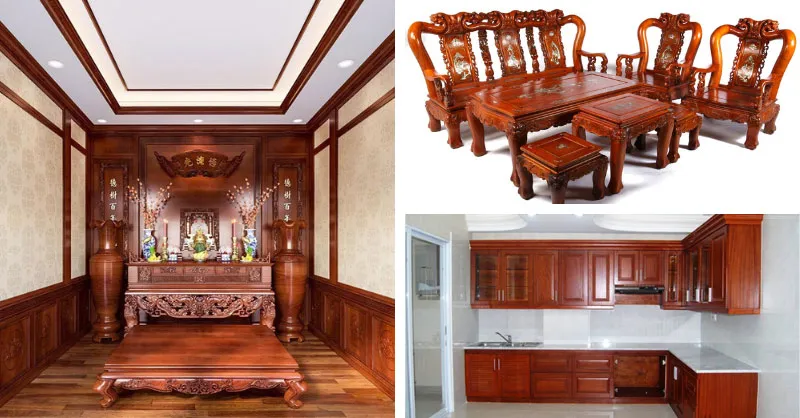 Đánh bóng nội thất gỗ bằng dầu bóng T8000