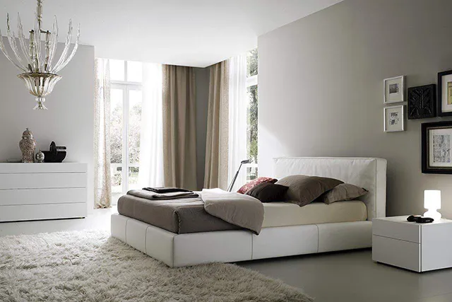 Giường nên đặt lệch hướng so với cửa ra vào