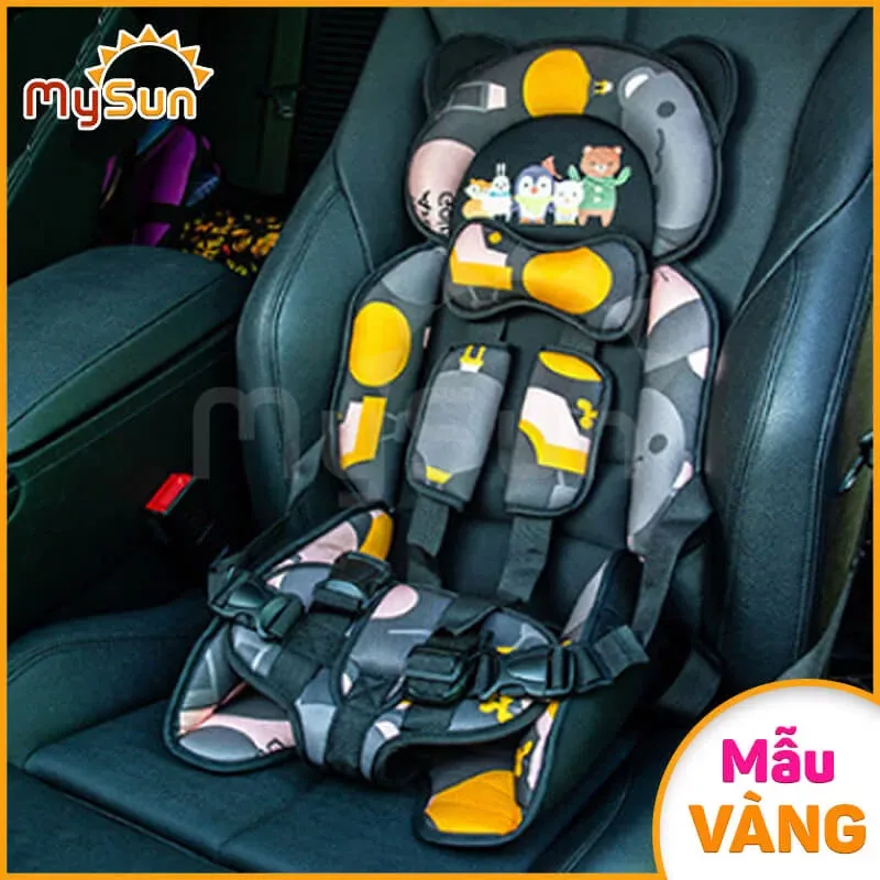 Dây đai an toàn cho bé ngồi trên xe ô tô, mẫu Joie màu vàng