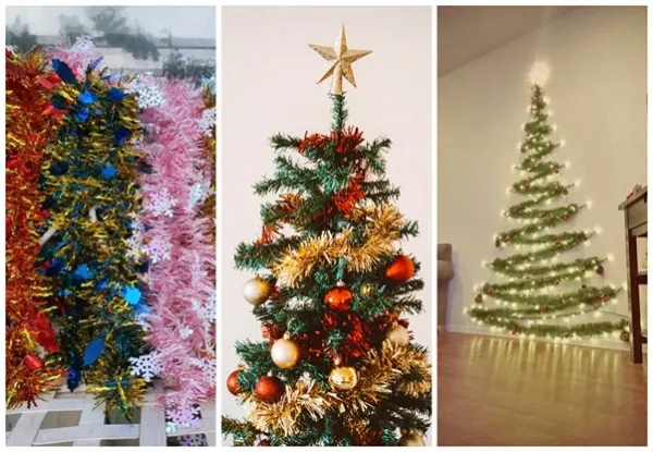 Dây kim tuyến trang trí Noel