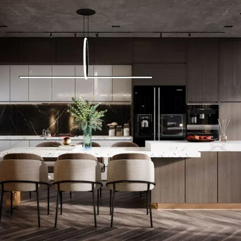 Đèn trang trí phòng bếp thả trần