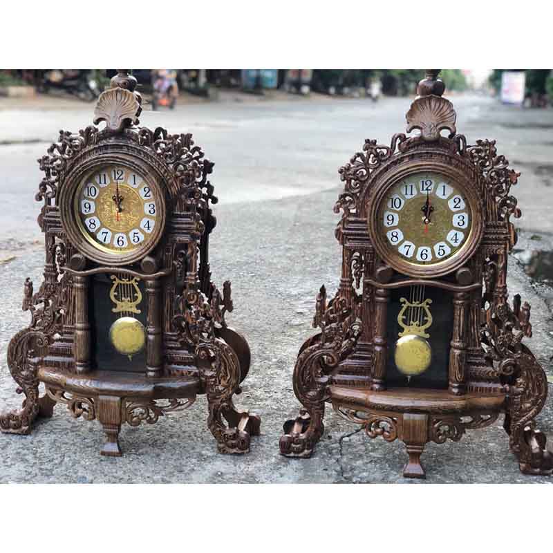 đồng hồ gỗ mun đuôi công Và Đẳng Cấp Không Gian Sống Thượng Lưu
