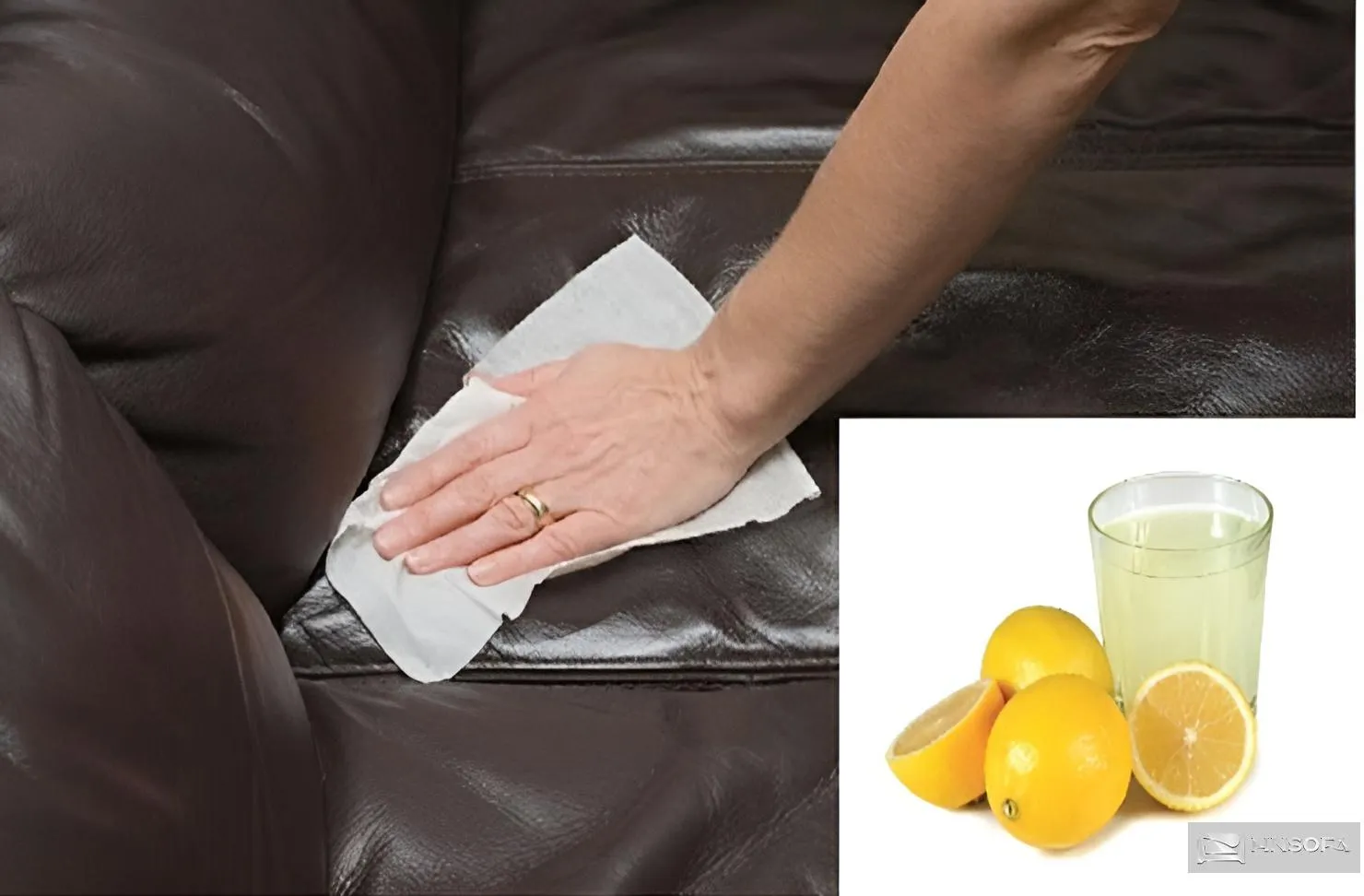 Dùng chanh tươi để tẩy mốc ghế sofa da an toàn