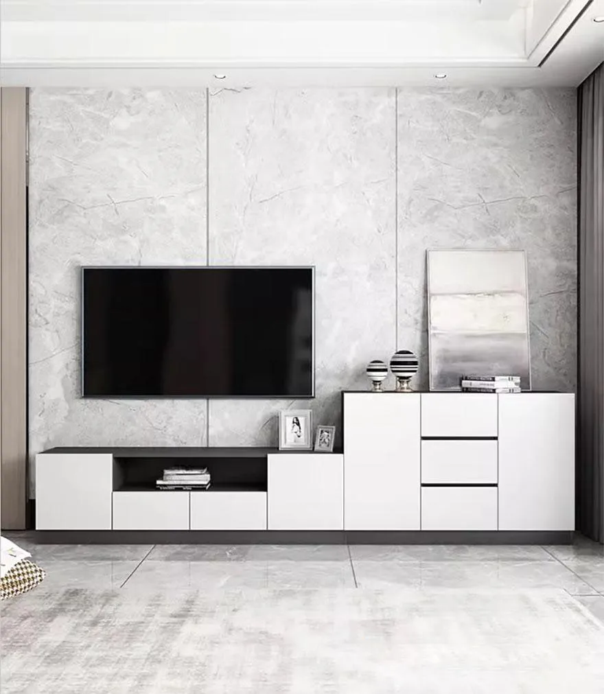 Ngăn kéo và hộc tủ sâu rộng của Tủ tivi phòng khách hiện đại TTVG07