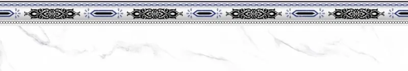 Gạch viền chân tường vân đá trắng họa tiết