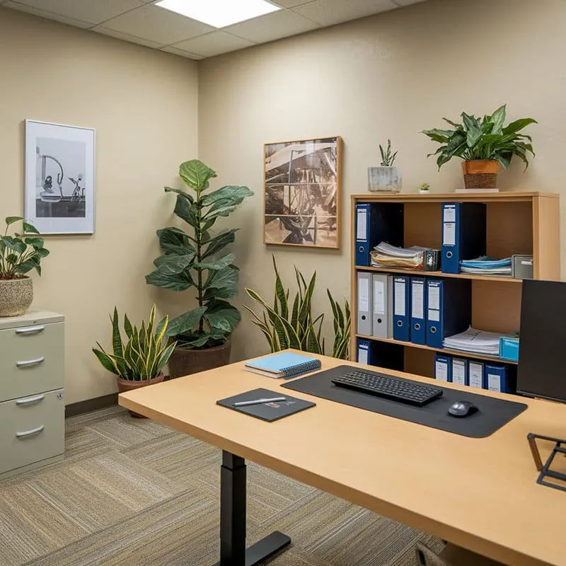 Tấm Lót Bàn Làm Việc da thật cao cấp, góc làm việc hiện đại