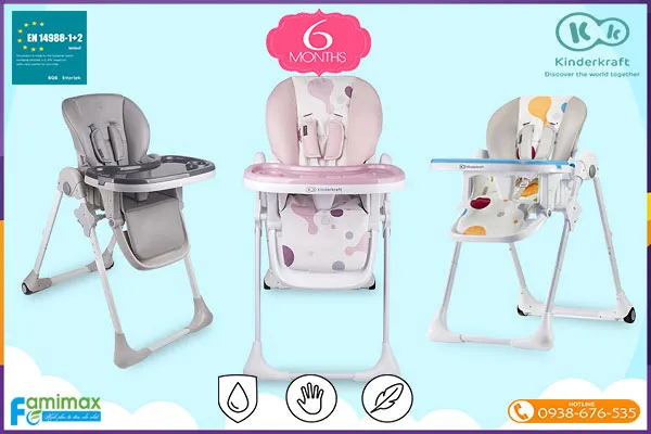 Ghế ăn cho bé Kinderkraft Yummy