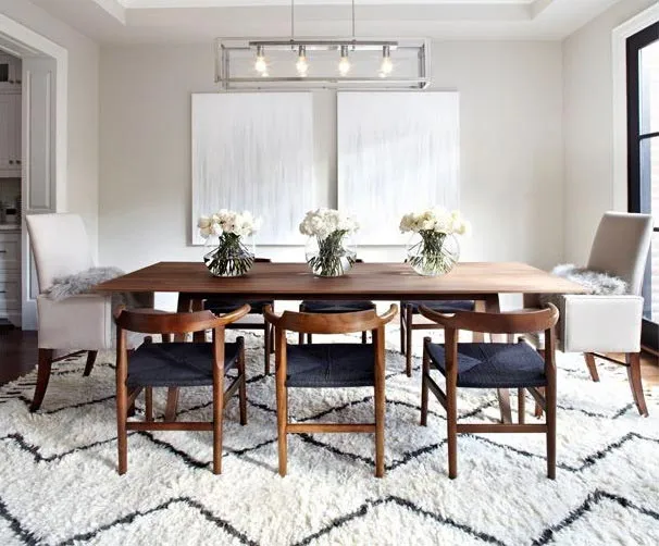 Bàn ghế ăn tân cổ điển