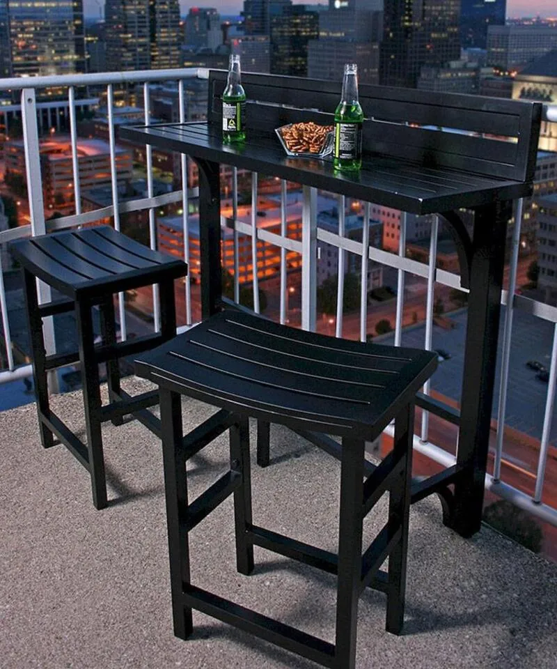 Bộ bàn trà ban công giúp tối ưu không gian sống