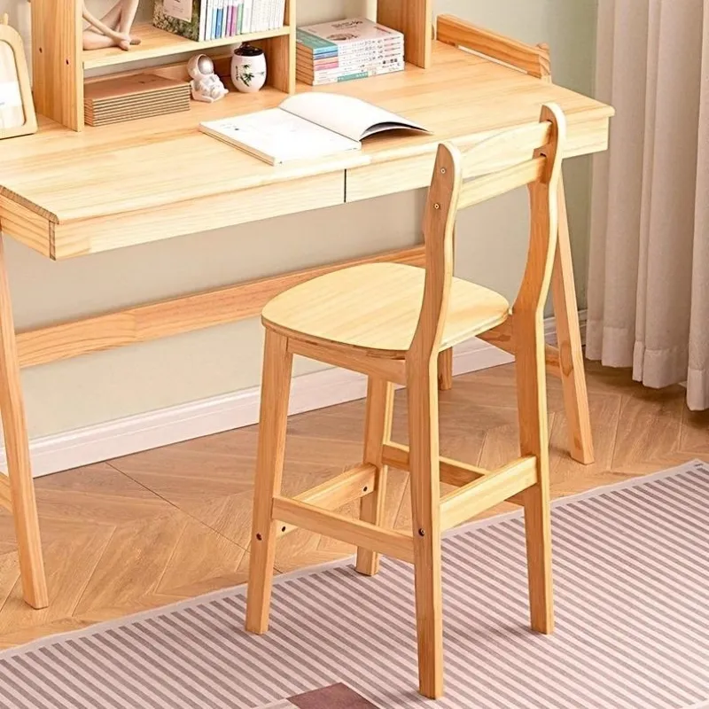 Ghế cao quầy bar phòng bếp bằng gỗ DG2549 với thiết kế tựa lưng tinh tế