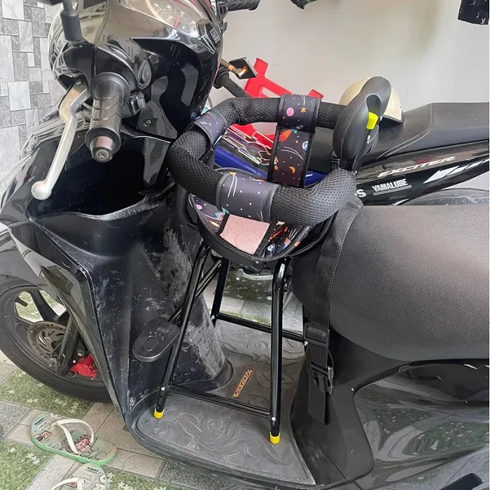 Ghế để xe Vision cho bé đa năng - Màu đen