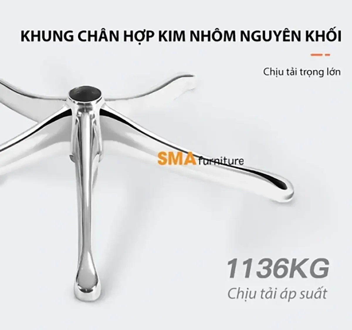 Kiểu dáng chân ghế giám đốc cao cấp nhập khẩu xoay linh hoạt