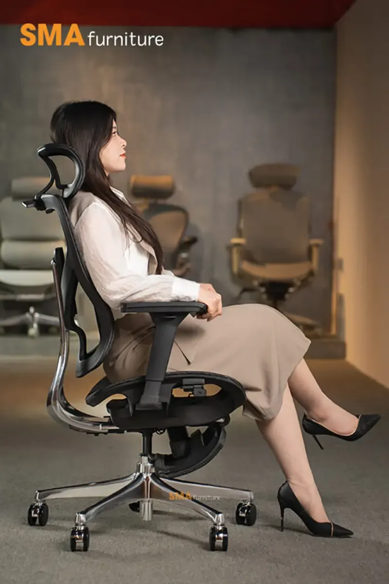 Chọn ghế giám đốc cao cấp nhập khẩu có thiết kế thoải mái, kiểu dáng chuẩn công thái học