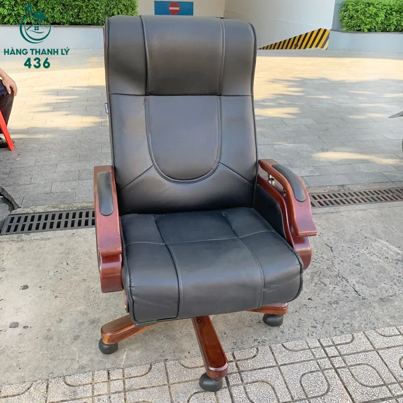 Ghế giám đốc bọc da thật