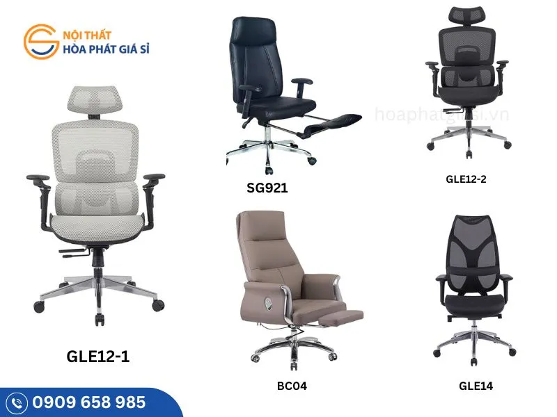 Ghế làm việc văn phòng lãnh đạo hiện đại và tiện nghi