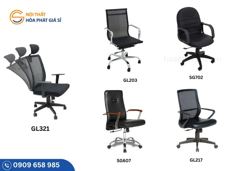 Các mẫu ghế ngồi làm việc văn phòng cho quản lý chuyên nghiệp