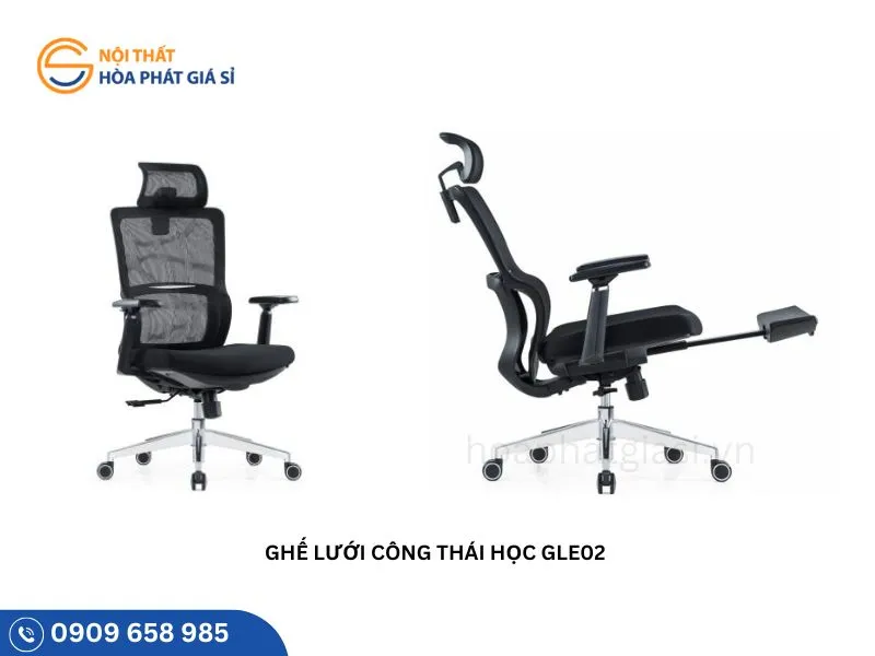 Ghế văn phòng ngả lưng an toàn, hỗ trợ nghỉ ngơi ngắn hạn