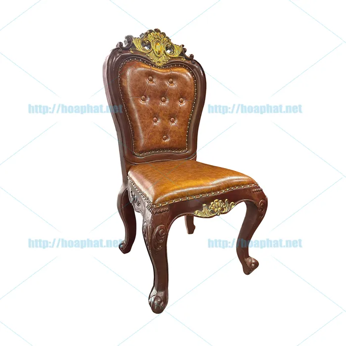 Ghế hội trường gỗ sồi GTN58 - Thiết kế khung gỗ sồi nguyên khối, đệm da cao cấp, phù hợp phòng họp VIP