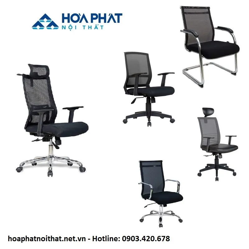 Ghế Lưới Văn Phòng Hòa Phát Đa Tính Năng Ưu Việt