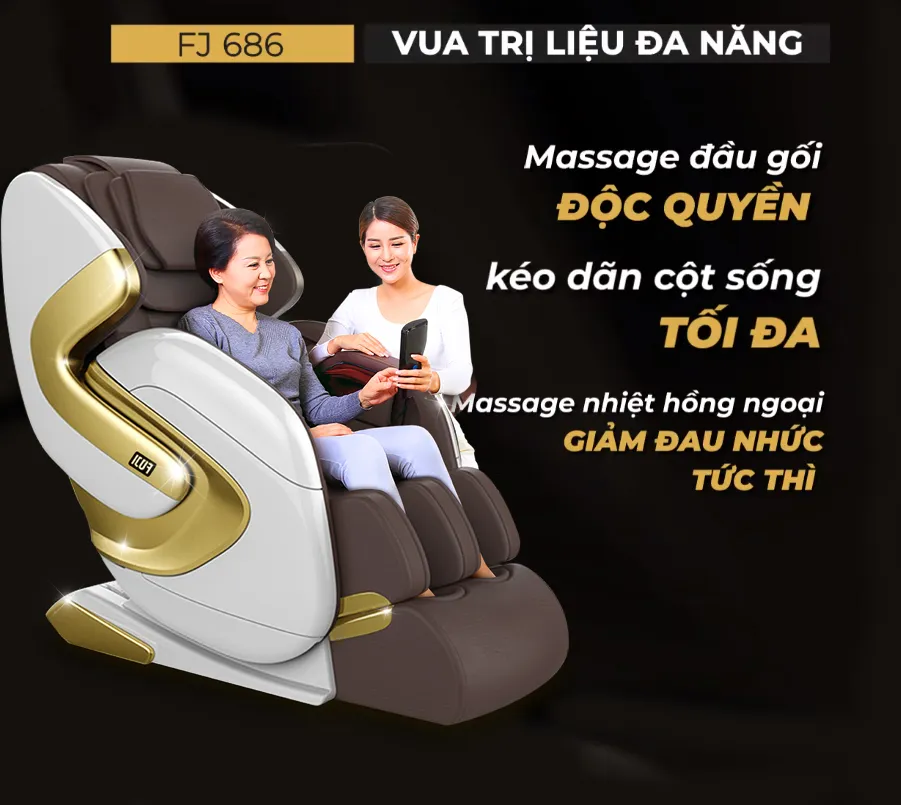 Ghế massage trị liệu FJ 686 chuyên sâu
