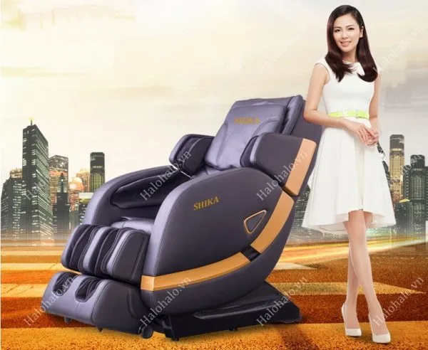 Alt text: Hình ảnh minh họa cơ chế kéo giãn cột sống lưng bằng ghế massage công nghệ cao