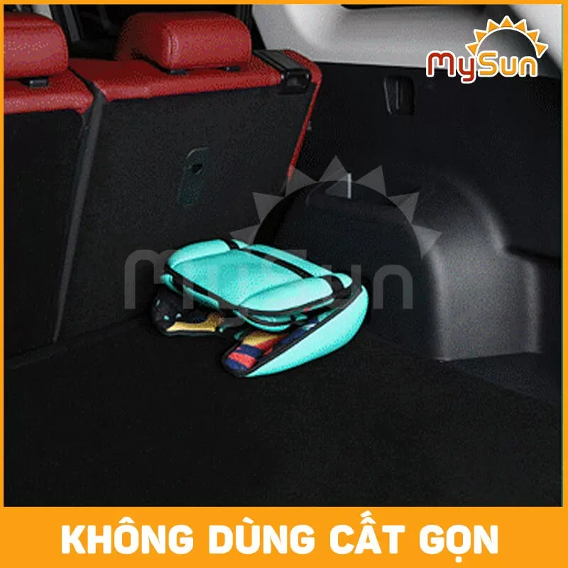 Ghế ngồi ô tô cho bé MySun có thể gấp gọn tiện lợi khi không sử dụng