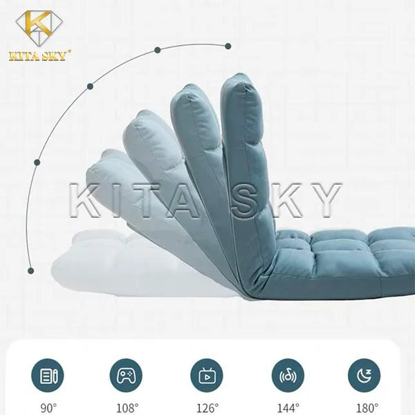 Ghế ngồi bệt tựa lưng đa năng kiểu Nhật, giải pháp chống đau lưng hiệu quả