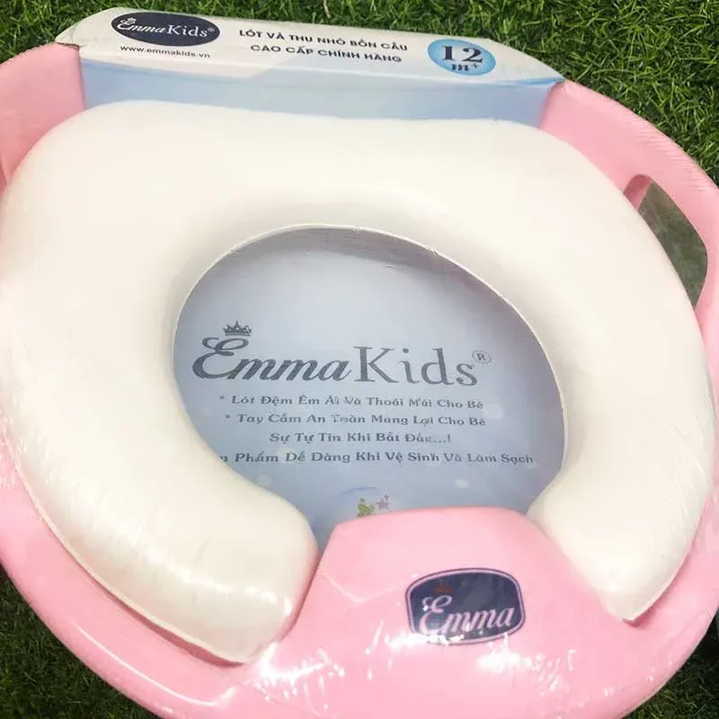 Chất liệu mút xốp bọc PU êm ái của ghế ngồi bồn cầu