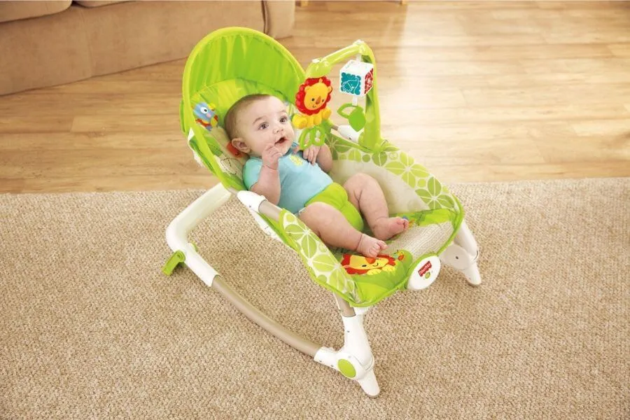 Ghế rung nhún Fisher Price, thương hiệu uy tín cho trẻ sơ sinh