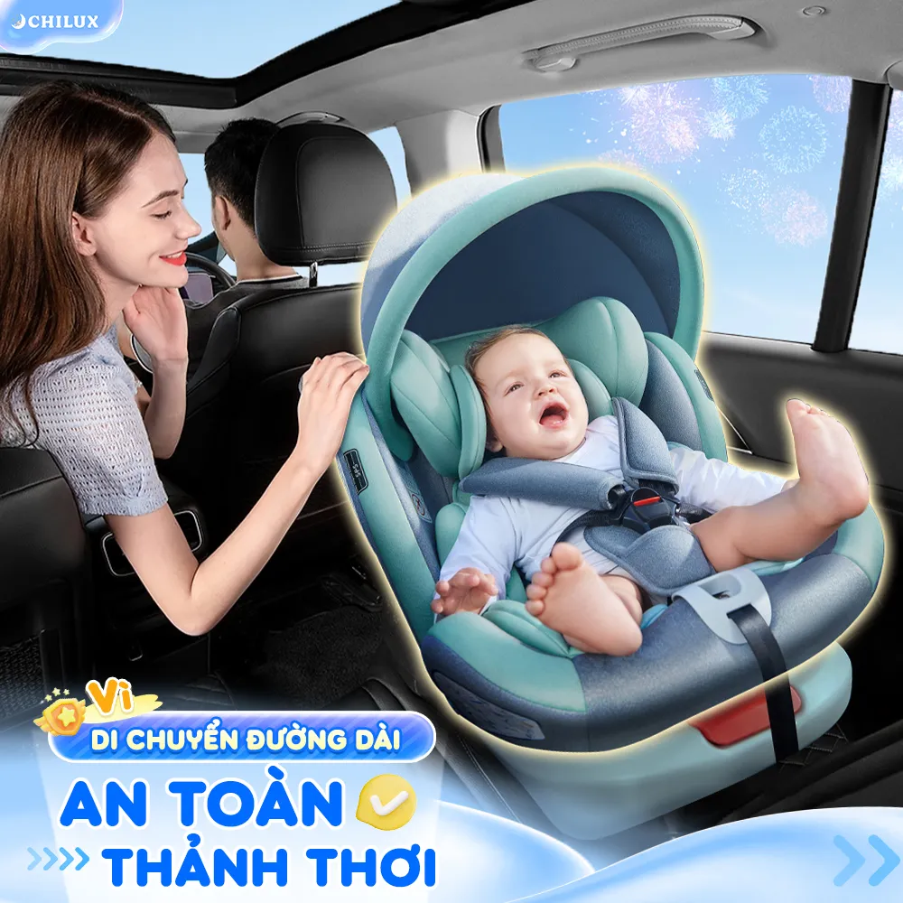 Ghế dành riêng cho bé ngồi trên xe ô tô