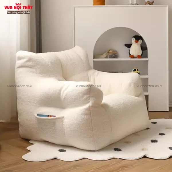 Ghế sofa nhập khẩu cho bé yêu GL57 có kích thước nhỏ gọn, kiểu dáng dễ thương với tựa lưng tai gấu