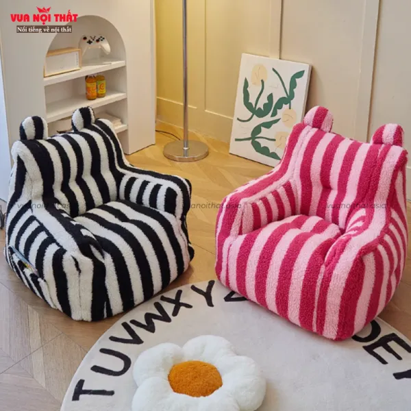 Đặc điểm nổi bật của ghế thư giãn nhỏ gọn cho bé GL57 giá rẻ với chất liệu xốp EPS và vải lông cừu