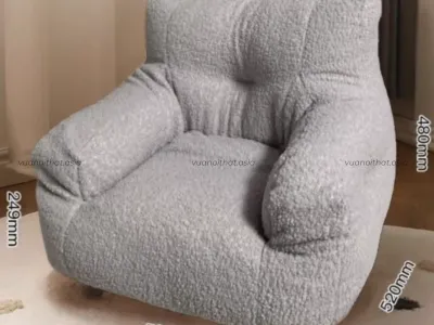 Ghế thư giãn cho bé ngồi đọc sách GL57 màu xám hiện đại