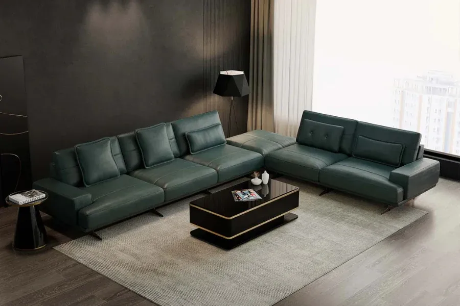 Sofa chữ L cỡ vừa cho phòng khách 20-30m²