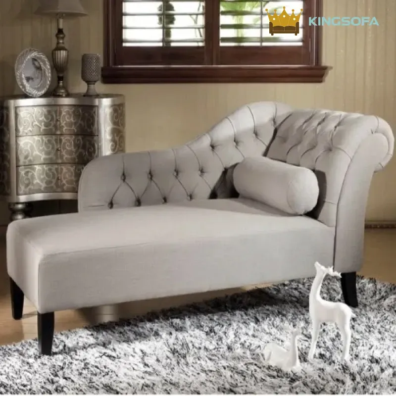 Ghế sofa nằm xem tivi chất liệu vải nhung cao cấp