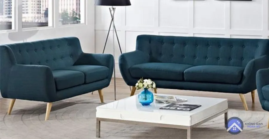 Ghế sofa nỉ được nhiều gia đình sử dụng nhờ giá thành ổn định