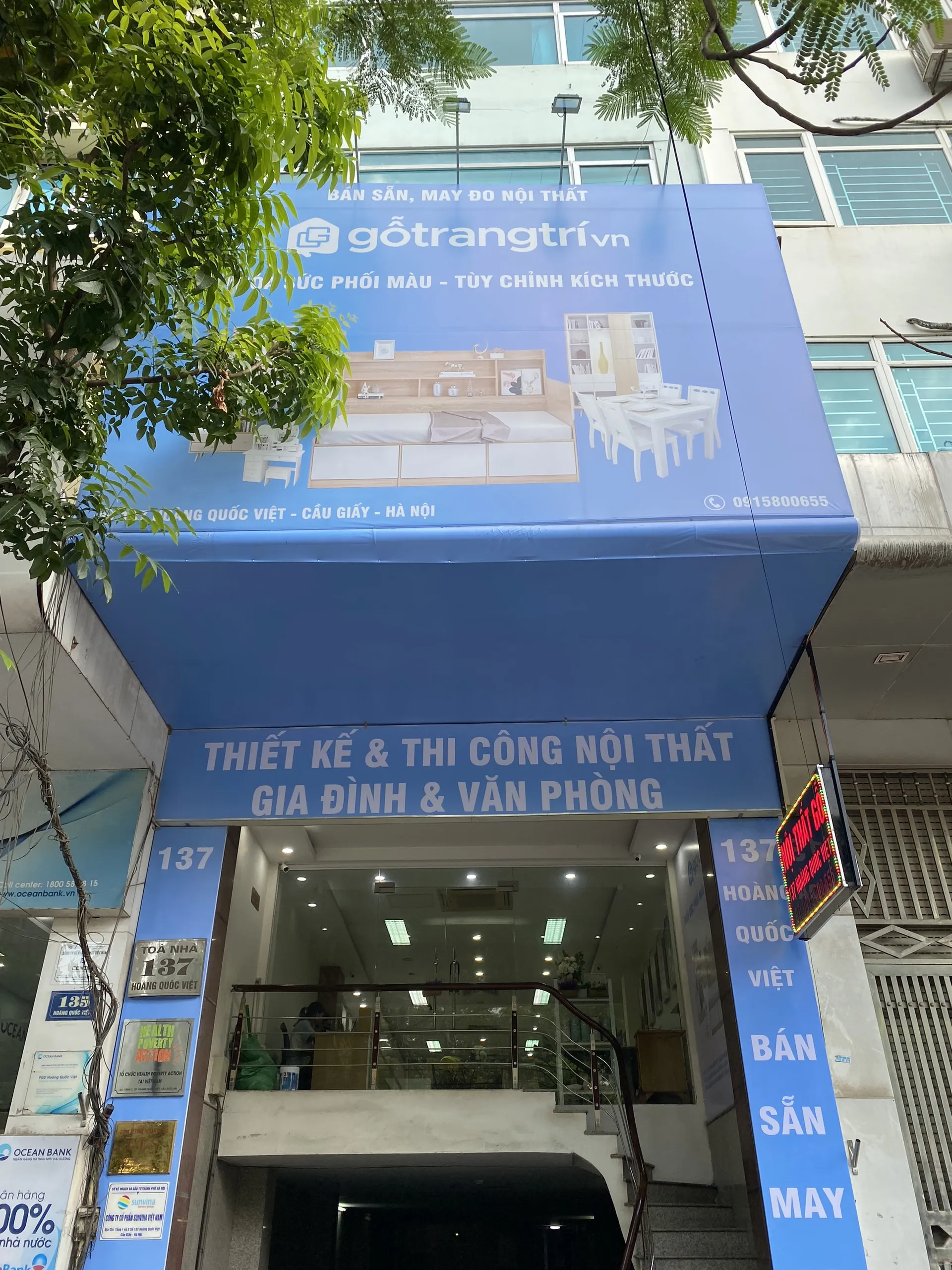 Showroom trưng bày nội thất gỗ Đại Phát tại Hà Nội