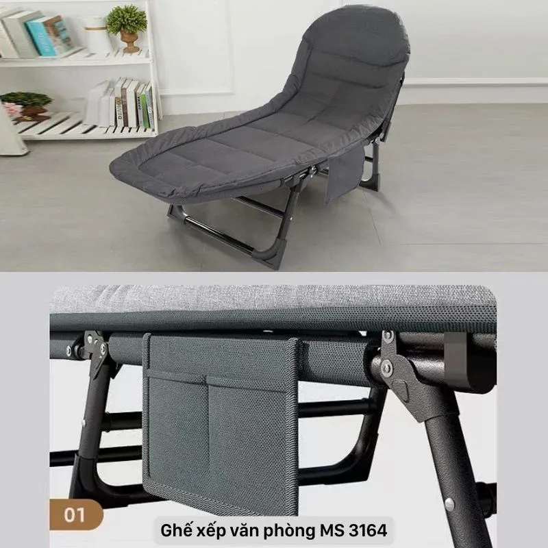 Ghế xếp văn phòng biến hình thành giường
