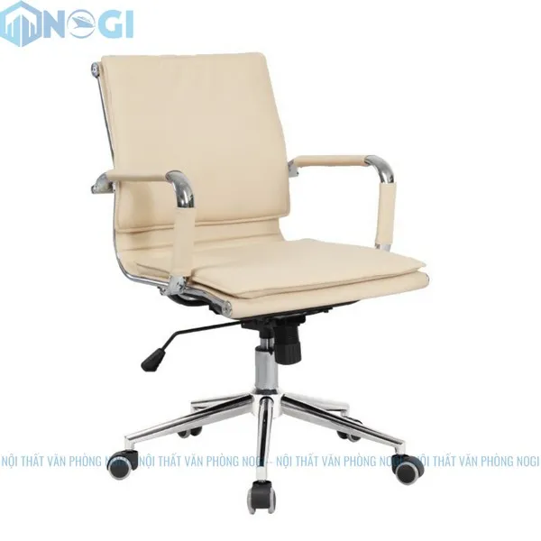 Ghế xoay màu trắng xoay 360 độ