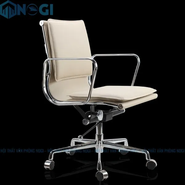 Ghế xoay màu trắng giám đốc