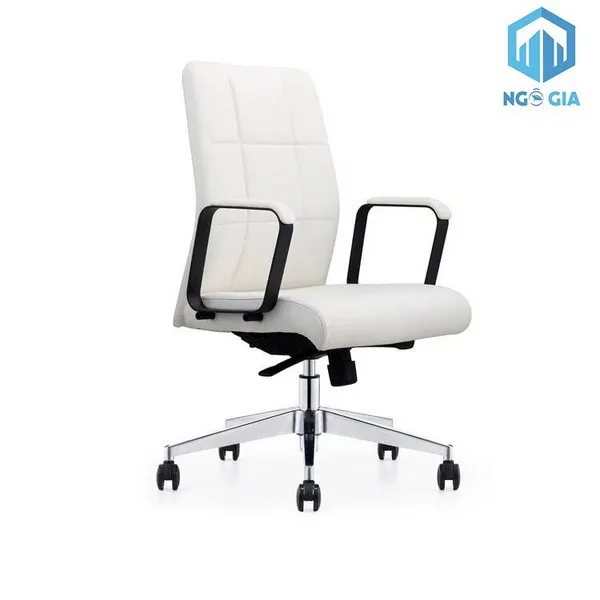 Ghế xoay màu trắng sang trọng